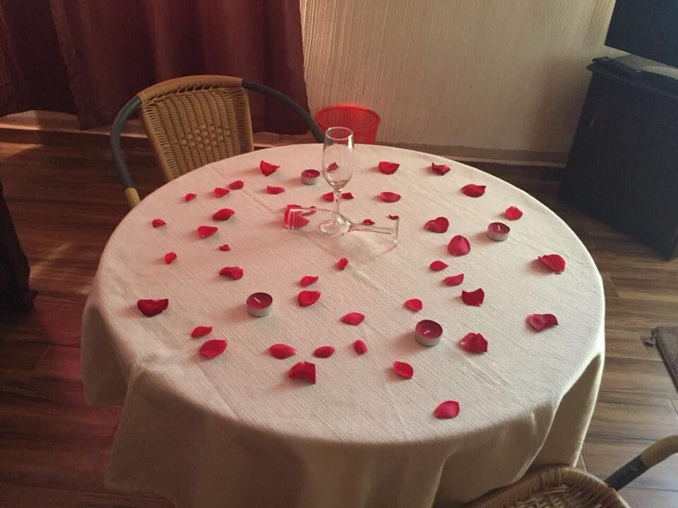 Anniversary decoration setup, Manor Villa Souillac