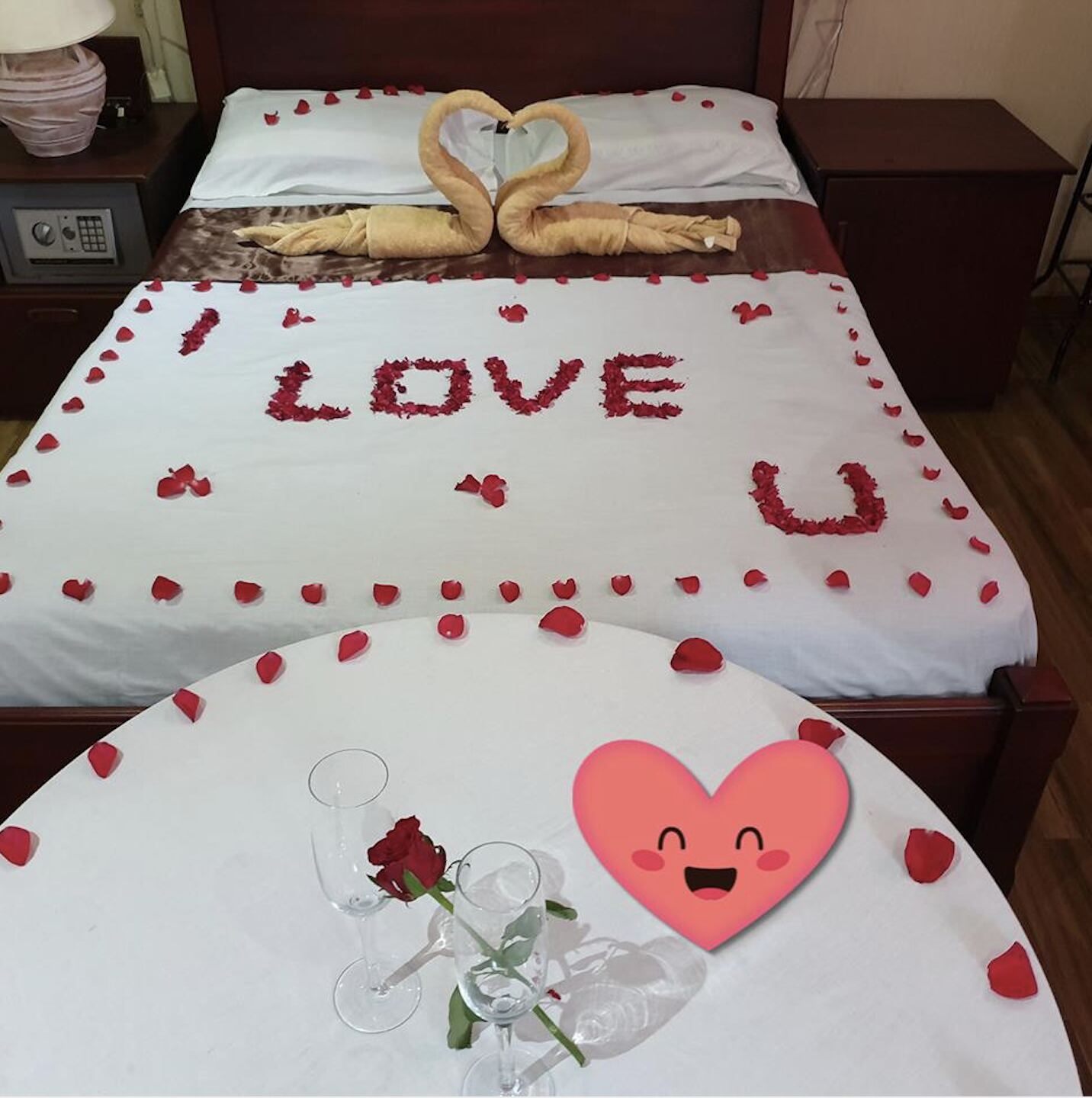 Birthday decoration room setup, Manor Villa Souillac Mauritius